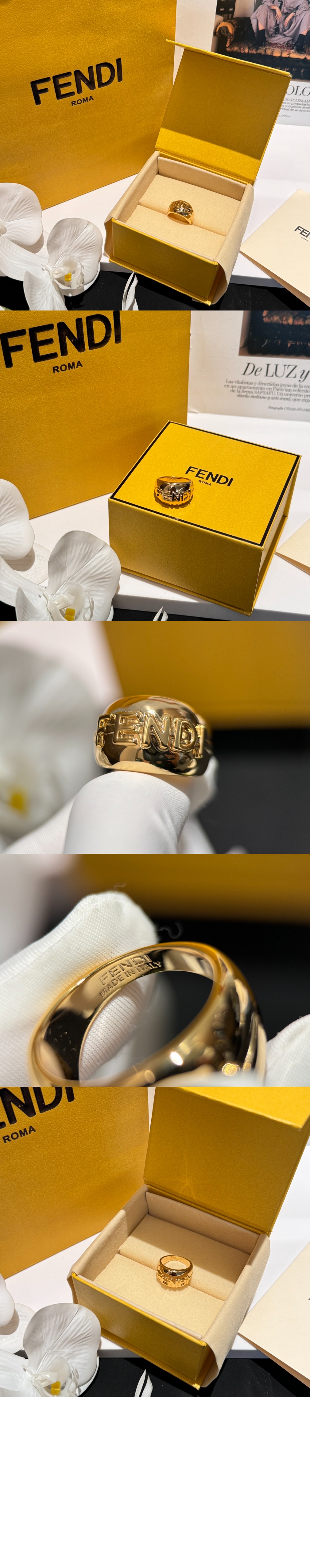 펜디 F is 링 8AK694