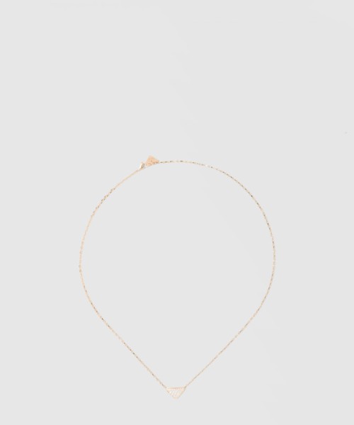 프라다 골드 미니 트라이앵글 목걸이 1JCA38