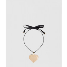 프라다 라운드 골드 대형 펜던트 장식 초커 1JCA29