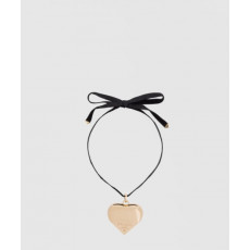 프라다 라운드 골드 대형 펜던트 장식 초커 1JCA29