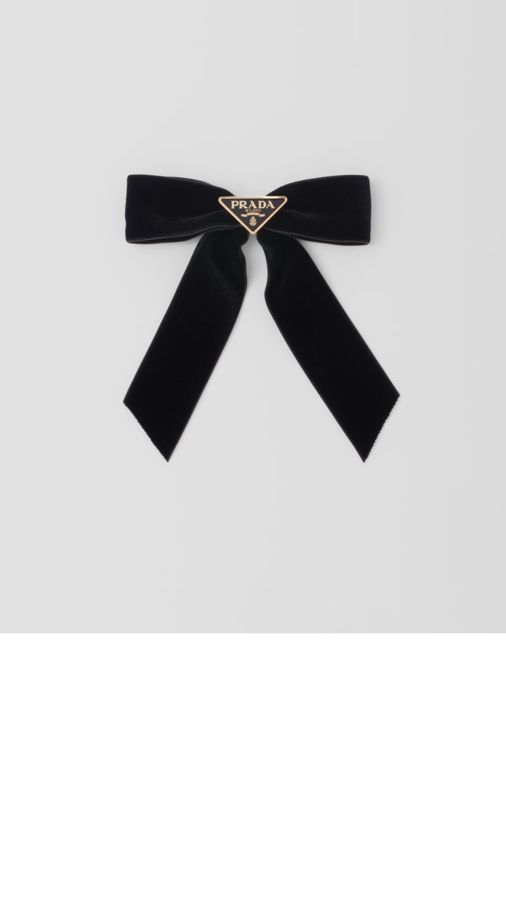 프라다 벨벳 헤어클립 1lF154