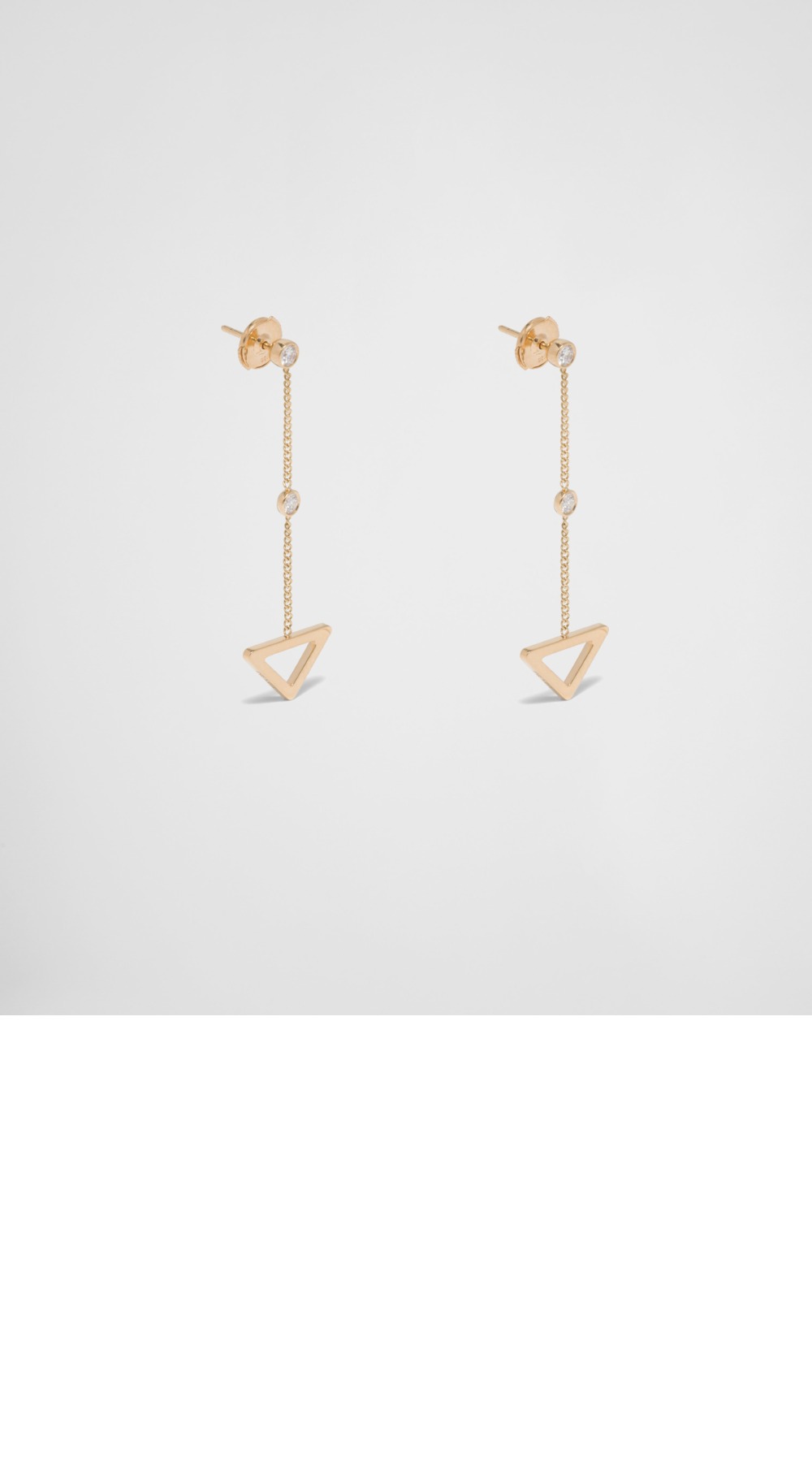 프라다 이터널 골드 드롭 귀걸이 1JO861