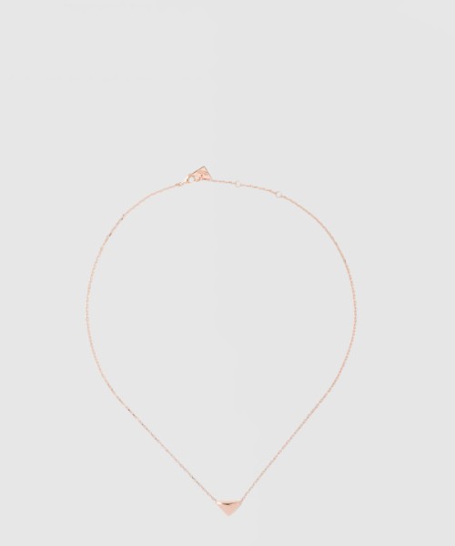 프라다 미니 삼각 펜던트 목걸이 1JAC36