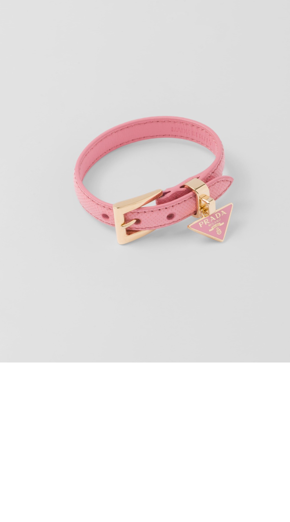 프라다 사피아노 가죽 브레이슬릿 1IB351