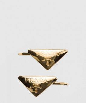 프라다 메탈 헤어 클립 1IF104