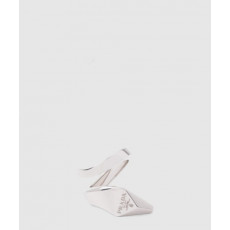 프라다 8k 화이트 골드 스네이크 반지 1JA136