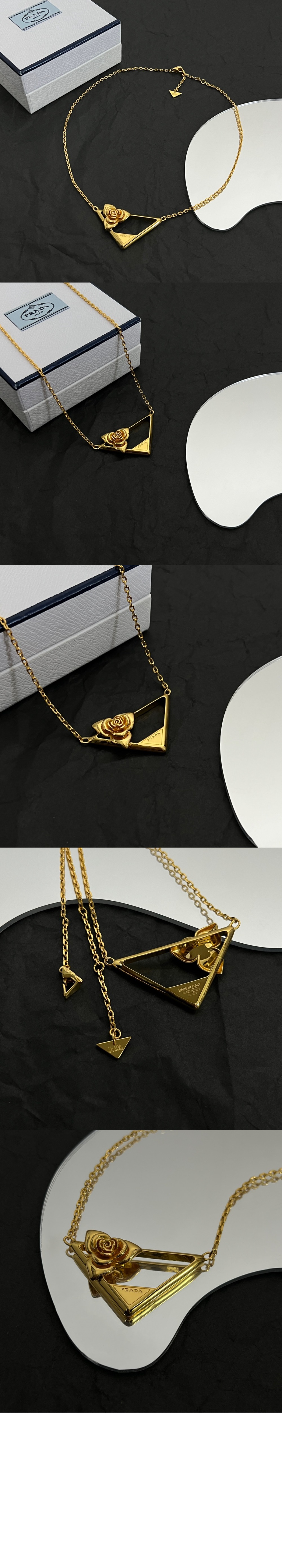 프라다 메탈 목걸이 1IC079