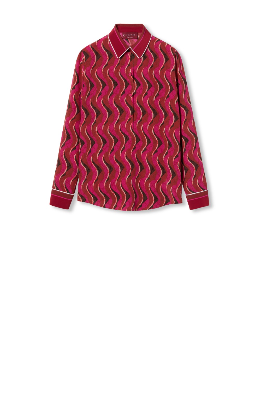 구찌 로고 프린트 셔츠 톱