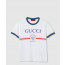 구찌 프린트 디테일의 코튼 저지 티셔츠