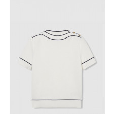 구찌 프린트 니트 톱