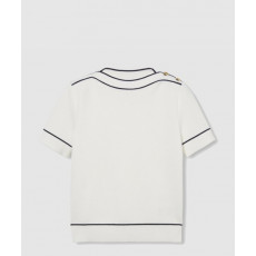 구찌 프린트 니트 톱