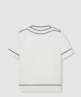 구찌 프린트 니트 톱