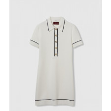 구찌 파인 울 폴로 드레스