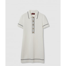 구찌 파인 울 폴로 드레스