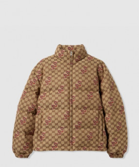 구찌 GG 캔버스 봄버 재킷