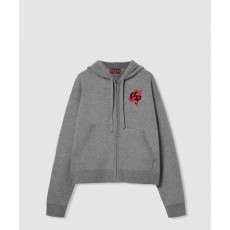 구찌 스웨트 셔츠 위드 캐시미어 트림