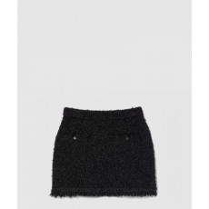 구찌 라메 및 비스코스 미니 스커트