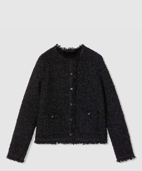 구찌 라메 우븐 가디건