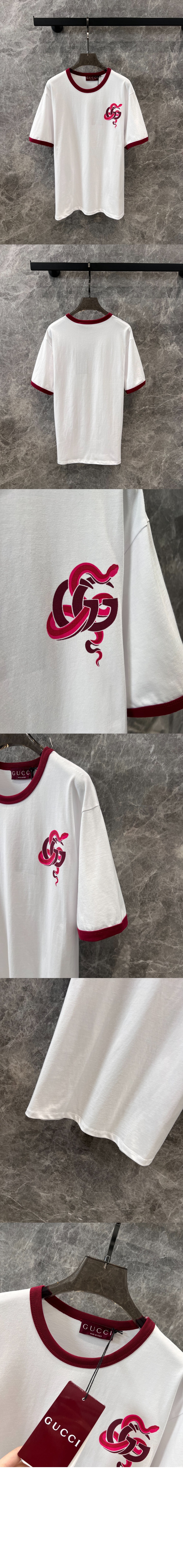 구찌 로고 프린트 반팔