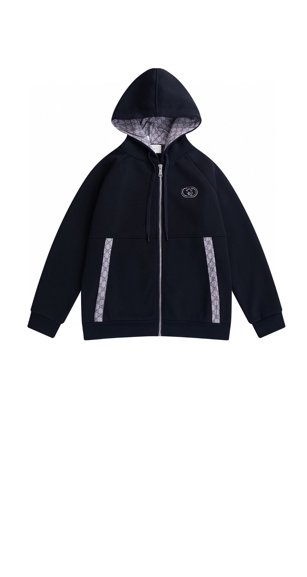 구찌 저지 지프 자켓