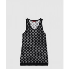 구찌 GG 울 자카드 미니 드레스