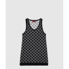 구찌 GG 울 자카드 미니 드레스