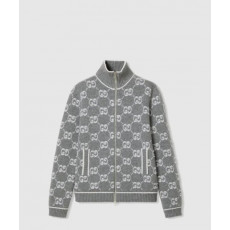 구찌 GG 부클레 스티치 자카드 가디건