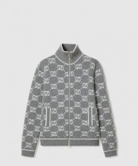 구찌 GG 부클레 스티치 자카드 가디건