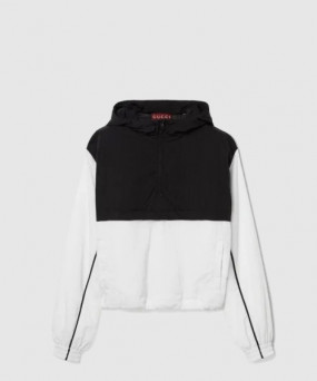 구찌 GG 나일론 후드 집업 재킷