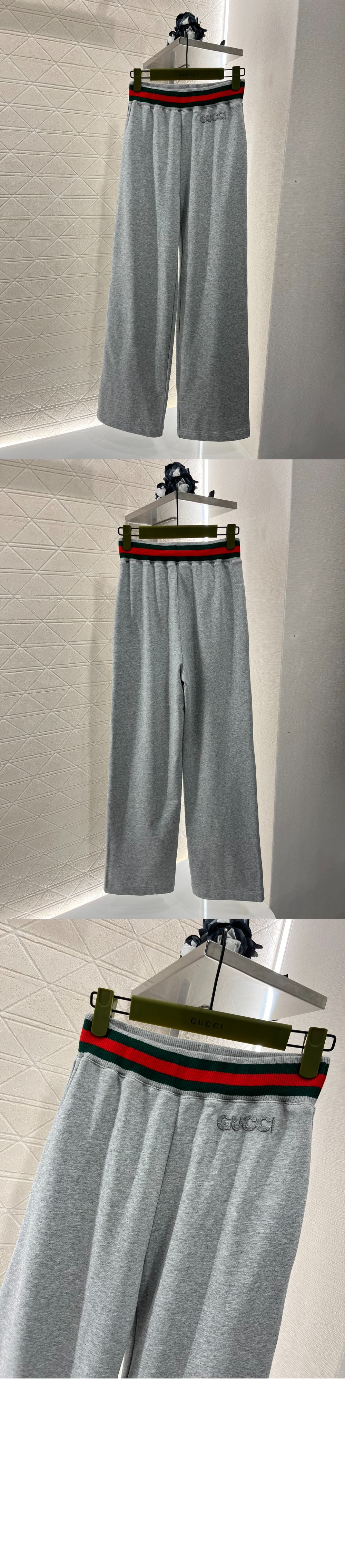 구찌 코튼 저지 조깅 팬츠