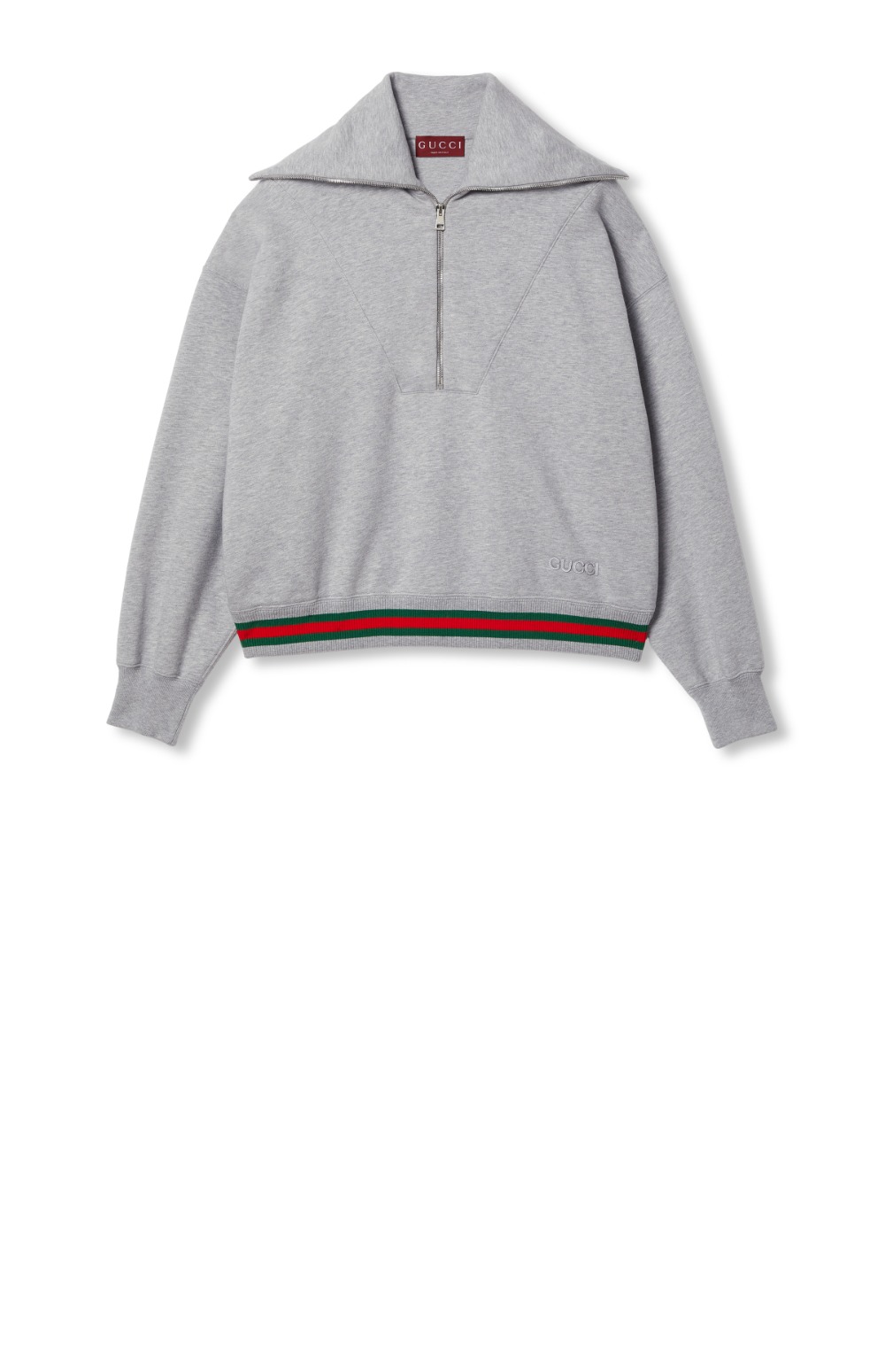 구찌 코튼 저지 스웨트셔츠 웹