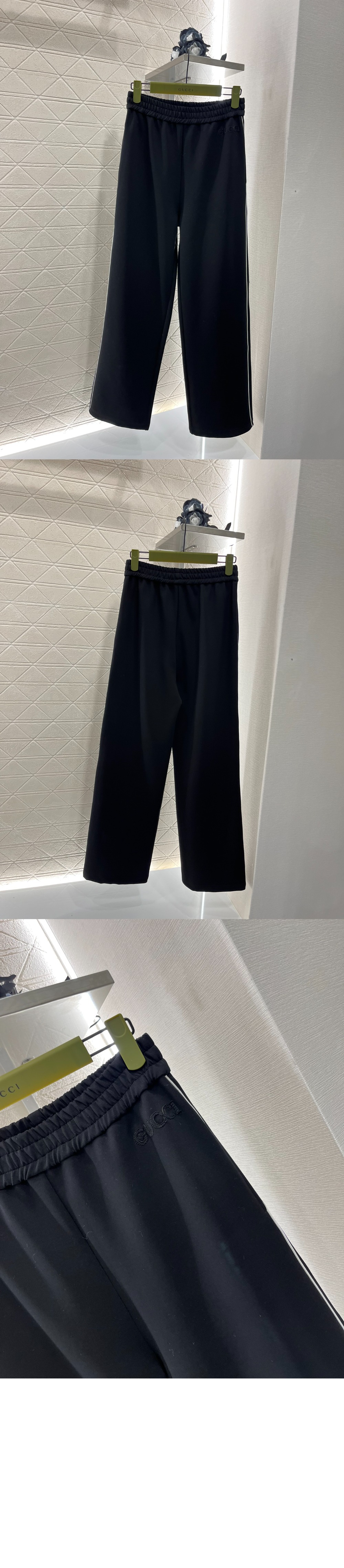 구찌 코튼 플리스 조깅 팬츠