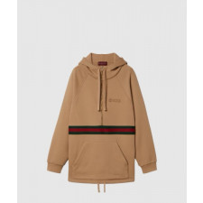 구찌 코튼 오버사이즈 후드티셔츠