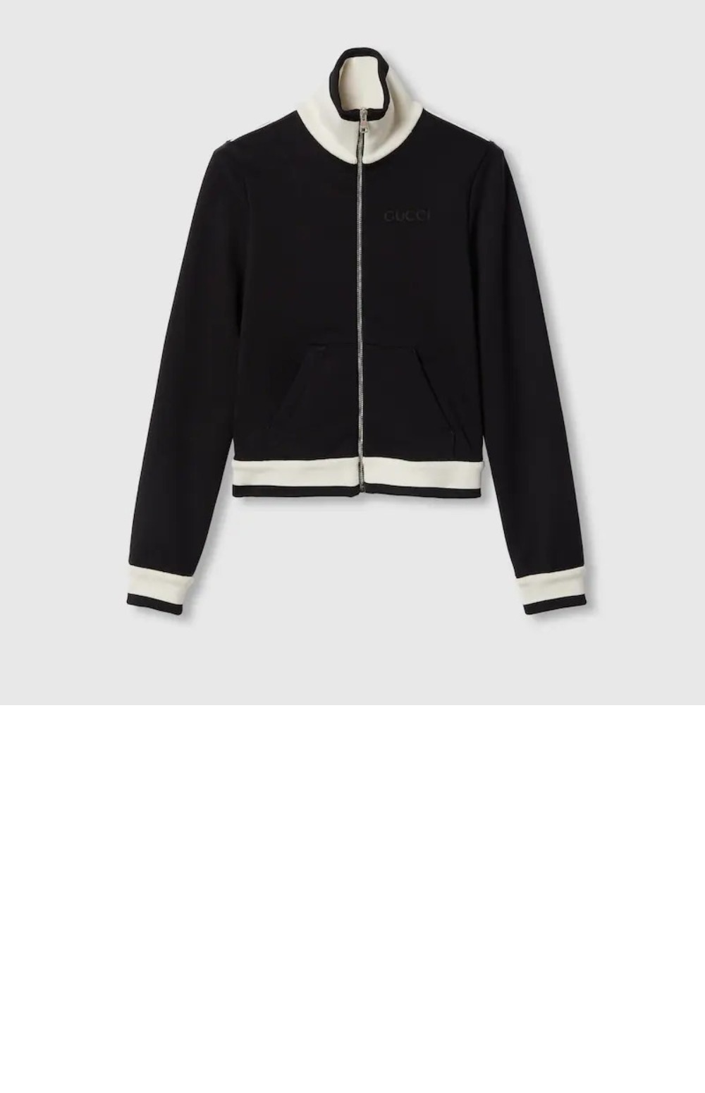 구찌 코튼 플리스 지퍼 재킷