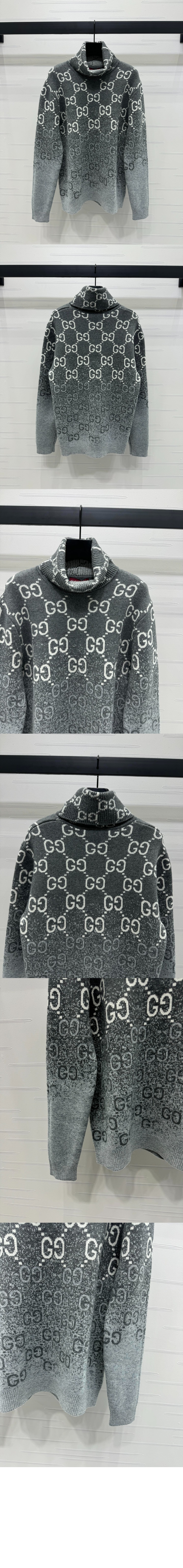 구찌 GG 그라데이션 울 자카드 스웨터