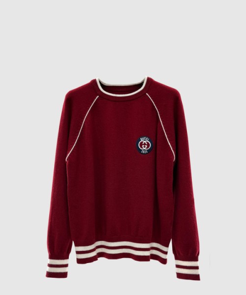 구찌 로고 프린트 면 톱