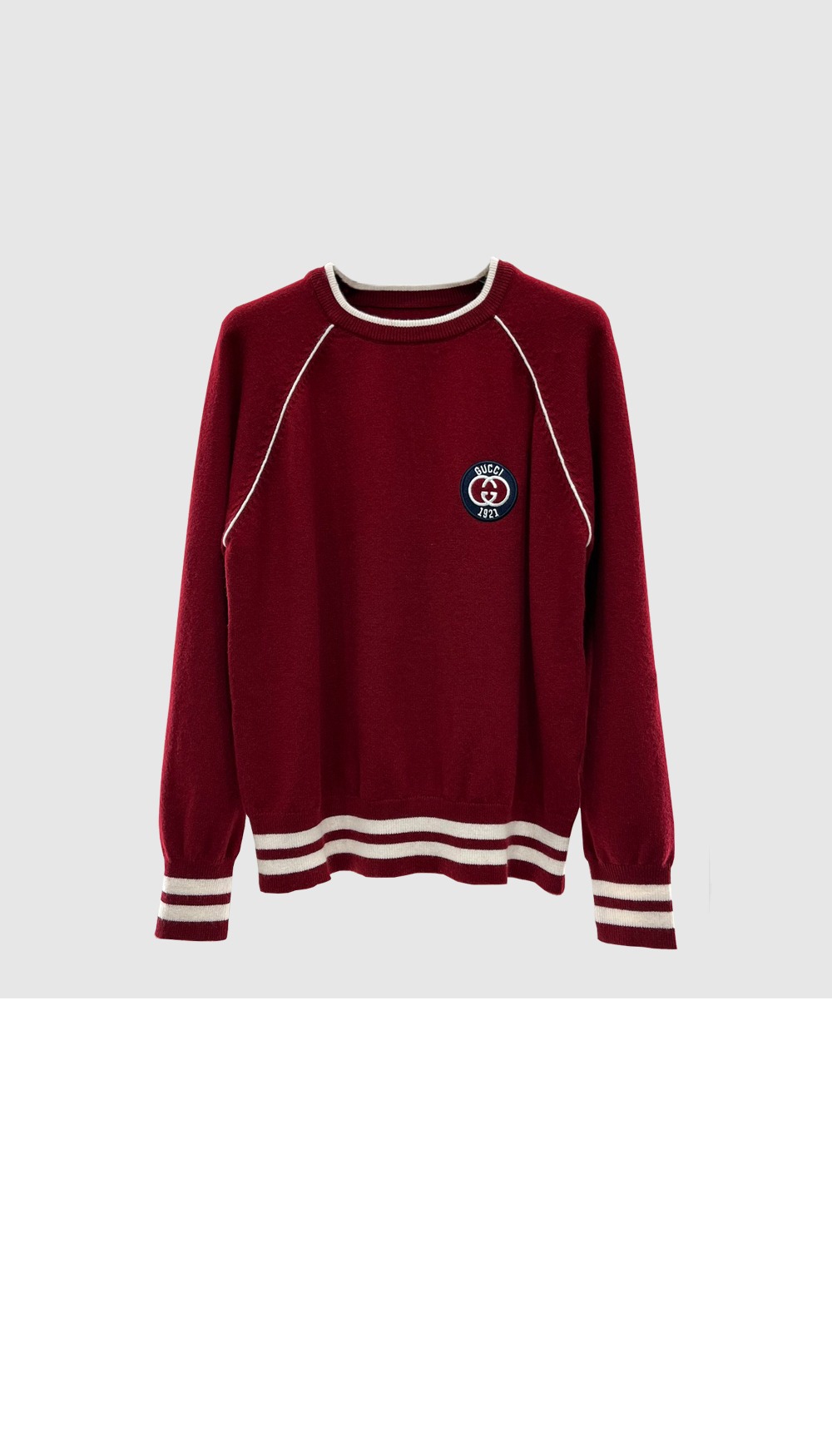 구찌 로고 프린트 면 톱