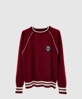 구찌 로고 프린트 면 톱