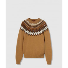 구찌 노르웨지안 울 자카드 스웨터