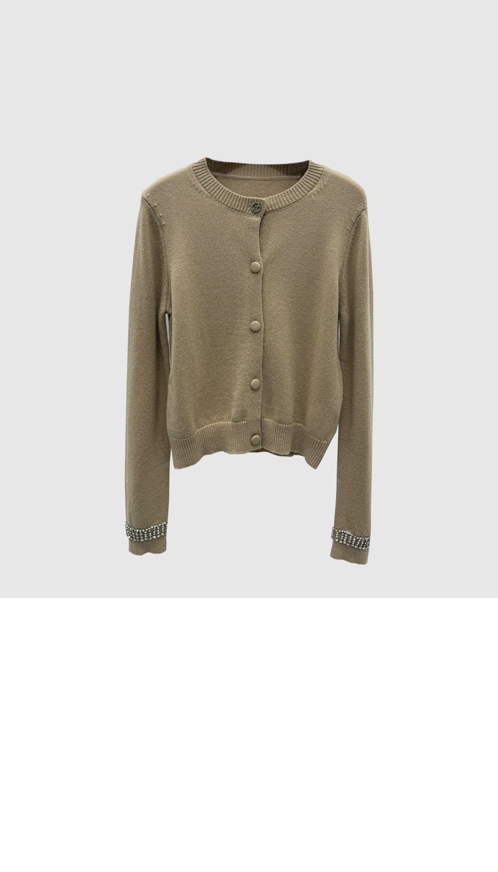 구찌 쥬얼 장식 울 캐시미어 가디건