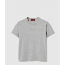 구찌 자수 코튼 저지 티셔츠