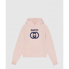 구찌 자수 코튼 저지 스웨트셔츠