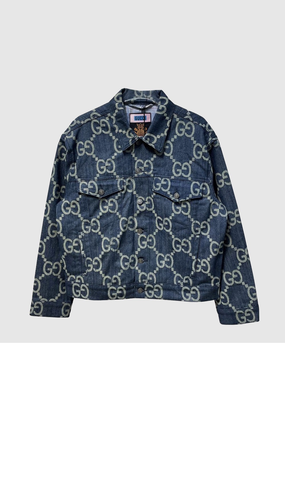 구찌 점보 GG 데님 재킷