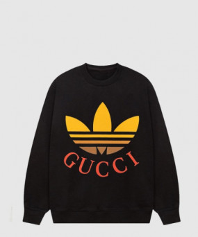 구찌 로고 프린트 면 톱