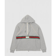 구찌 라벨 디테일의 스웨트셔츠