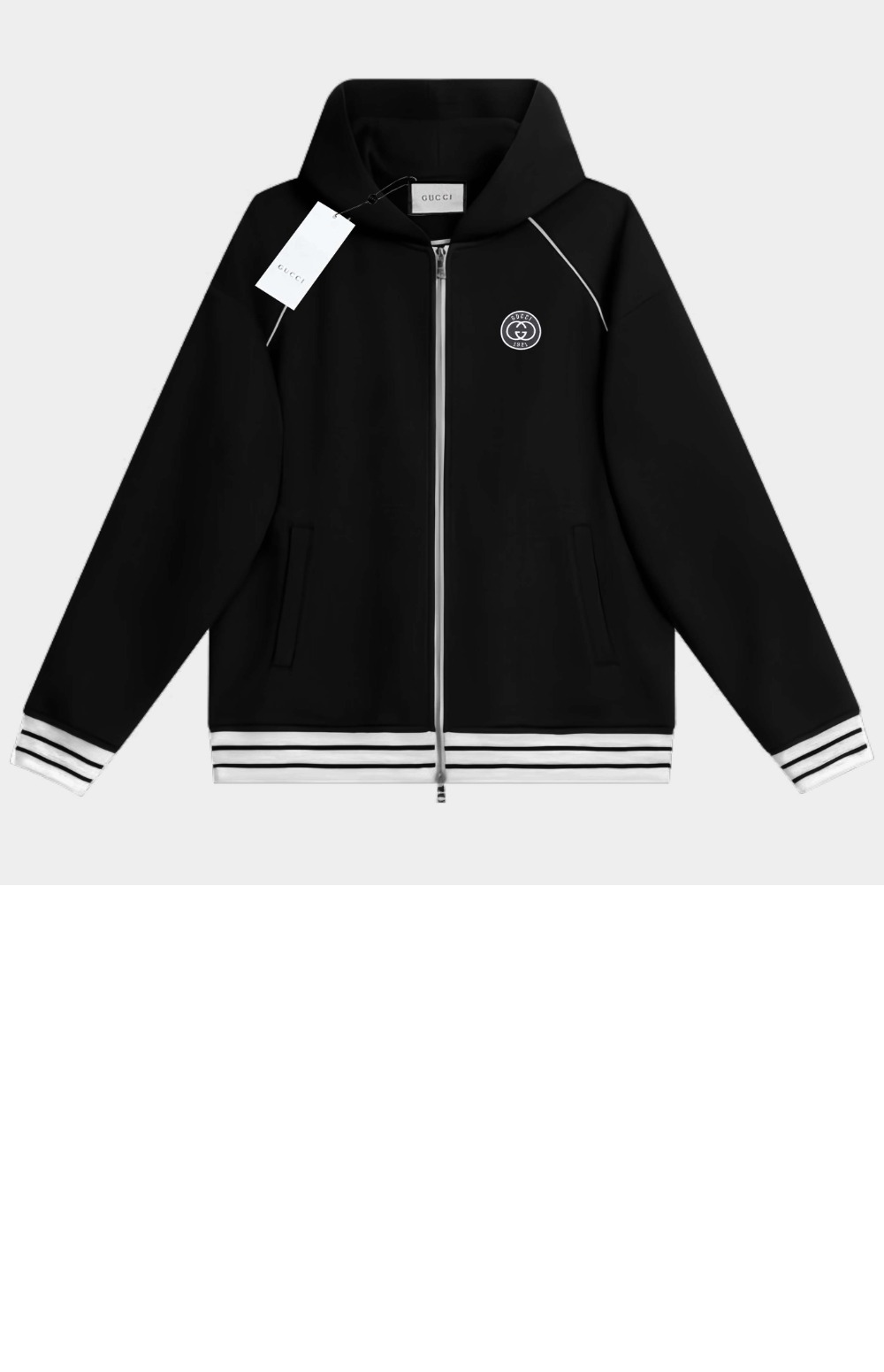 구찌 패치 코튼 저지 스웨트셔츠