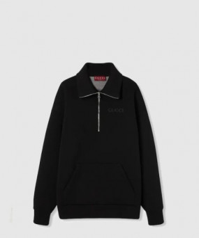 구찌 로고 엠보시드 스웨터