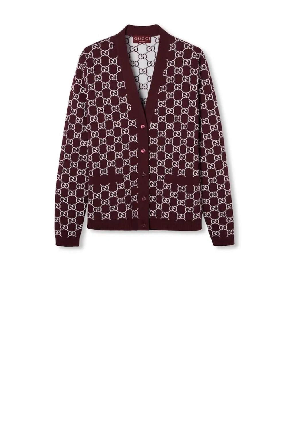 구찌 GG 리버시블 카디건