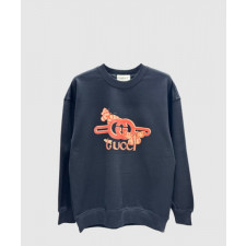 구찌 로고 프린트 면 톱