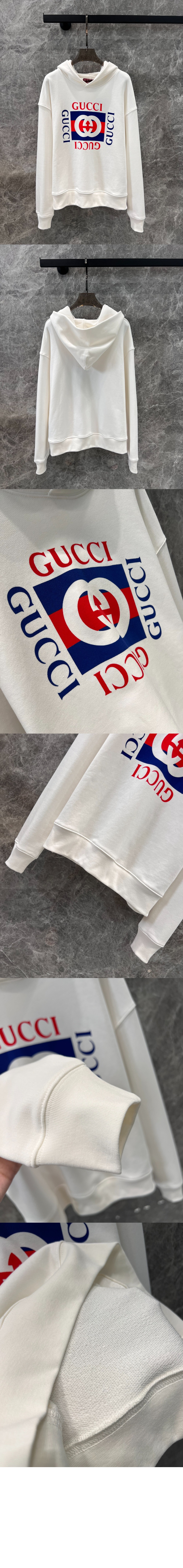 구찌 코튼 저지 프린트 스웨트셔츠